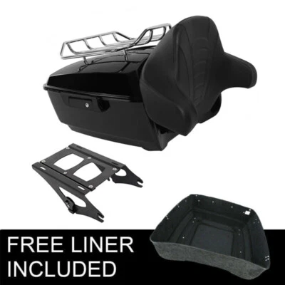 King Trunk Backrest Mount Fit For Harley Davidson Touring CVO Road Glide 14-25 - Image 1 of 4