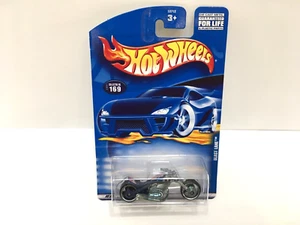 2001 Hot Wheels BLAST LANE MOTORCYCLE Collector 169 Blue - Picture 1 of 5