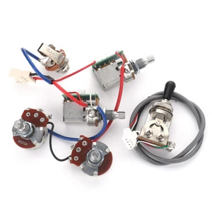 Fit Epiphone Les Paul Electric Guitar Pickup Pro Wiring Harness Push Pull Pots - Picture 1 of 4