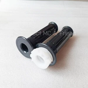 For Suzuki 1978-1979 TS100 TS125 TS185 Handle Grip Rubber + Throttle Pipe New - Picture 1 of 7