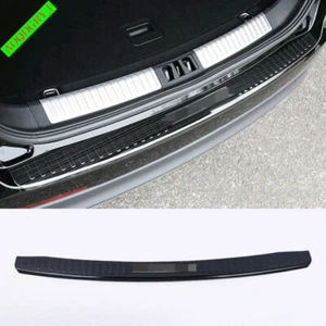For Lincoln MKX 2015-2018 Black Steel Trunk Step Bumper Anti Scratch Cover Trim - Picture 1 of 3