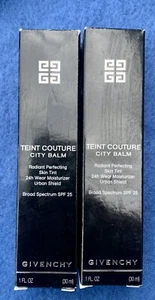 Lot of 2 GIVENCHY TEINT COUTURE CITY BALM RADIANT PERFECTING SKIN TINT N104 1OZ - Picture 1 of 4