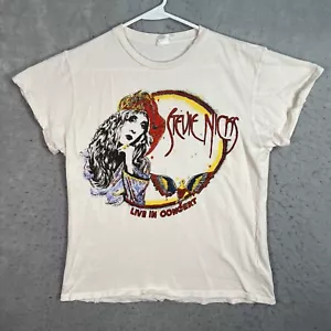 Vintage 90s Stevie Nicks Live In Concert Tour Promo T Shirt Adult Medium Pink - Picture 1 of 17