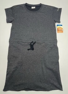 Columbia Trek French Terry Tee Kleid Damen dunkelblau kurzarm - Bild 1 von 8