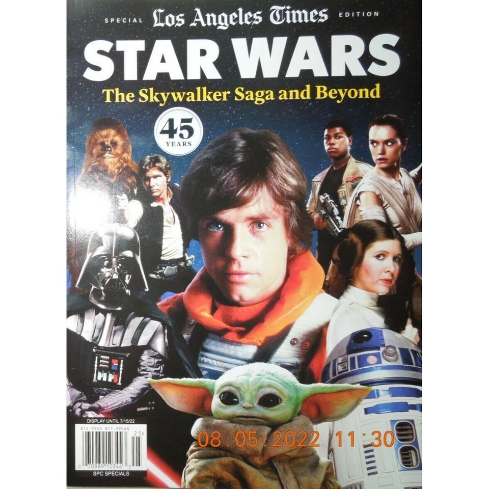 STAR WARS los angeles times THE SKYWALKER SAGA & BEYOND 45 years GEORGE LUCAS - Image 1 of 4