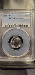 Beauty! 1981-P PCGS MS66FB Roosevelt Dime - Picture 1 of 2