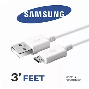 Samsung 3ft Micro USB Cables ECB-DU4AWE Genuine OEM - Picture 1 of 1