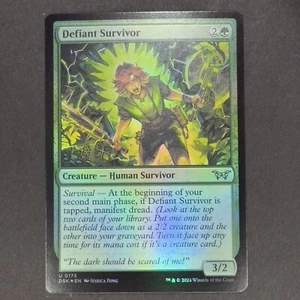Defiant Survivor Duskmourn: House of Horror Foil - Picture 1 of 2