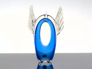 ADAM JABLONSKI GELIEBTER MENSCH ENGELSFLÜGEL KUNST GLAS ERINNERUNG GEDENK SKULPTUR - Bild 1 von 6