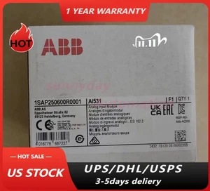 Módulo analógico ABB AI531 Free Tax 1 pieza 1SAP250600R0001 EE. UU. - Imagen 1 de 1