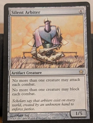 Silent Arbiter – MTG Fifth Dawn Rare | Magic the Gathering Single - Image 1 of 4