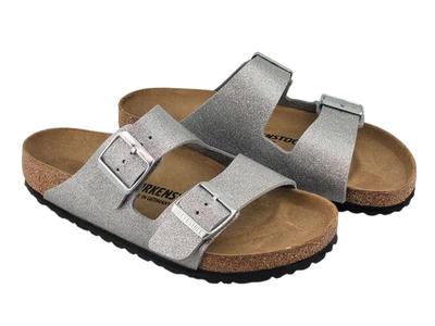 BIRKENSTOCK Arizona 1029453 Sparkling Light Silver normale Weite Damen - Bild 1 von 4