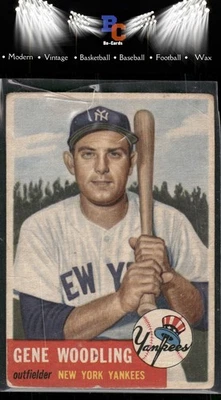 1953 Topps #264 Gene Woodling Foto 1 de 2