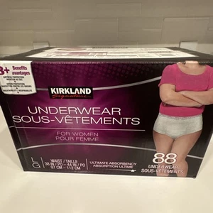 Kirkland Signature Women's Incontinence Underwear, Large (38 - 44 in), 88 Ct New - Picture 1 of 3