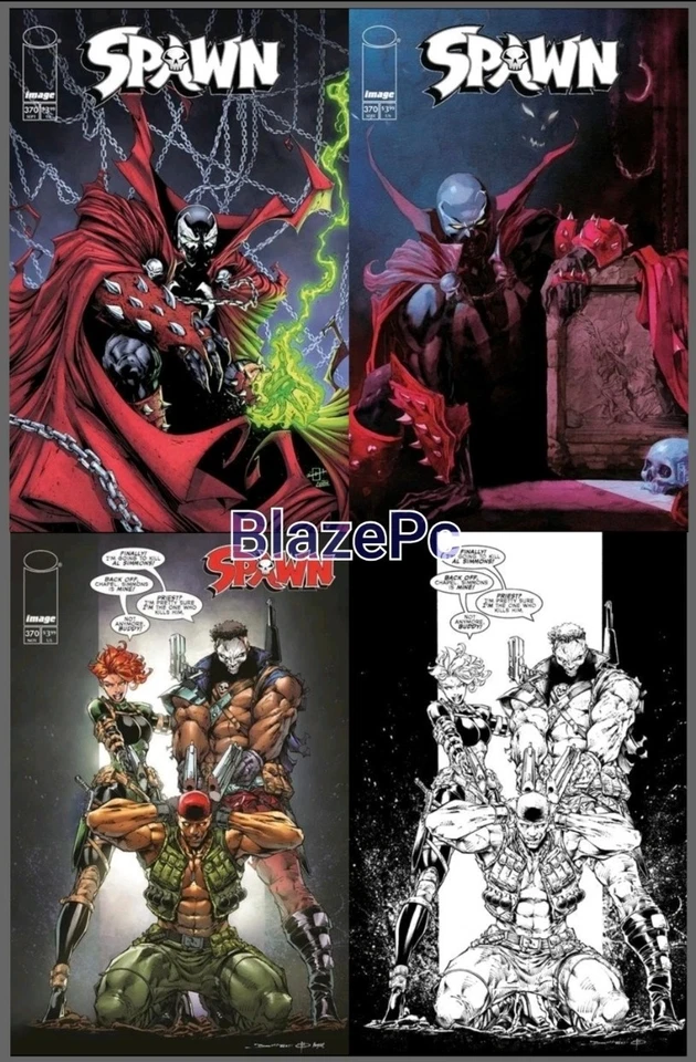 Spawn #370 Cubierta A B C D Variante Conjunto Opciones Imagen Cómics 2025 Casi Nuevo Foto 1 de 1