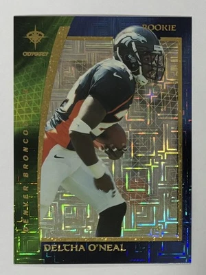Deltha O'Neal 2000 Collector's Edge Odyssey HoloGold #123 #/500 - Broncos - Image 1 of 2