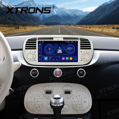 7" Für Fiat 500 2007-2015 Autoradio Android 14 Octa Core 64G GPS CarPlay IPS DSP - Bild 1 von 4