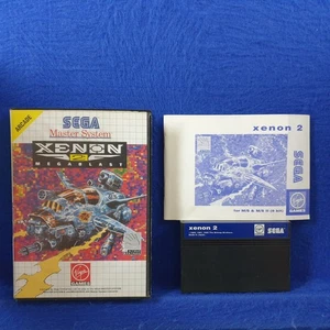 Master System XENON 2 Megablast en caja y versión completa Sega PAL - Imagen 1 de 9