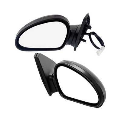 Par de espejos retrovisores laterales conductor y pasajero para Mercury Tracer 1997-1999 | negros Foto 1 de 4