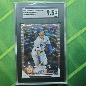 Miguel Vargas 2023 Topps #163 lámina de plata SGC 9,5 - Imagen 1 de 2