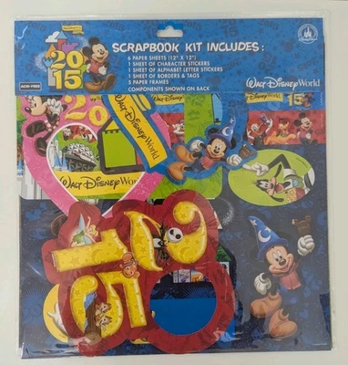  Nuevo kit de álbum de recortes Walt Disney World 2015  Foto 1 de 2