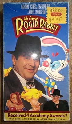 Who Framed Roger Rabbit (1988) - Classic 80's Animated Comedy VHS - Image 1 of 3