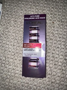 L'Oreal Revitalift Filler+Hyaluronsäure Vitamin B5 7x 1,3 ml Ampullen Feuchtigk - Bild 1 von 4