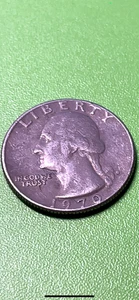 1970 25c Washington Quarter Struck On Dime Thickness Stock Error US Coin - Picture 1 of 2
