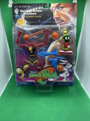 Space Jam Marvin the Martian vs Nawt con platillo Slammin' de Playmates 1996 NUEVO Foto 1 de 3
