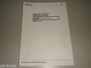 Werkstatthandbuch Reparaturanleitung Seat Alhambra ab 96 Zusatzheizungen, 10/99 - Picture 1 of 1