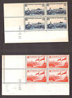 Algeria 1949  Semi Postal Set " Naval Charities ",Scott# B55/6 - MNH Block of 04