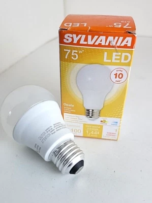 SYLVANIA® LED Bulb 75w (uses 12w) A19 Shape 1100 Soft White, Medium Base - NEW - Image 1 of 4