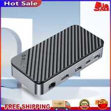 10 in 1 HDD Enclosure 10Gbps Type-C M.2 SSD Enclosure for Windows 8/10 and Above