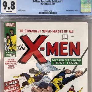 X-Men Facsmile Edition 1 Marvel Comics septiembre 2019 Jack Kirby cubierta CGC 9,8 - Imagen 1 de 3