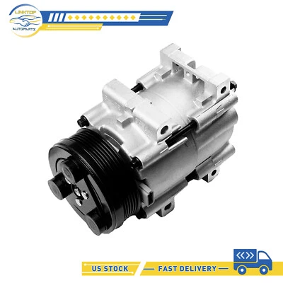 For 1992-2001 Ford Escort For 1997-2000 Mercury Tracer 1.9L 2.0L AC Compressor - Image 1 of 4
