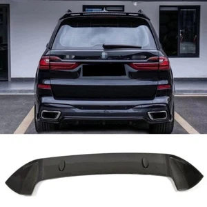 Real Carbon Fiber Rear Spoiler Tail Wings Fit for BMW X7 G07 2019-2023 - Picture 1 of 8