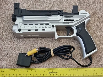 SONY PLAYSTATION 1 2 PS1 PS2 LIGHT GUN PISTOL BLASTER CONTROL G-Con 4Gamers XK10 - Image 1 of 2