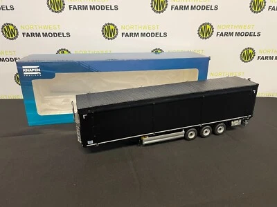 MARGE MODELS 2016-04 1:32 SCALE KNAPEN WALKING FLOOR TRAILER BLACK - Image 1 of 4