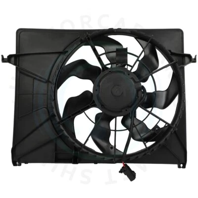 Radiator Cooling Fan Assembly For 2006 07 08-2009 Hyundai Sonata 4-Door 3.3L V6 - Image 1 of 4