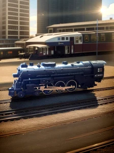 Locomotora y coche de carbón A.T & S.F artículo de coleccionista 3462 (J) - Imagen 1 de 2