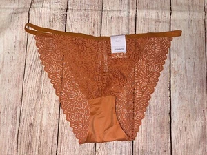 Mutandine bikini donna XL arancione Auden pizzo sfacciate nuove con etichette - Foto 1 di 3