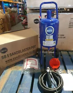 Sand Blast pot Mattis SB5 Abrasive Blaster Pot 5 gal. Restoration Pressure pot - Picture 1 of 5