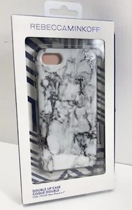 Rebecca Minkoff iPhone 7 Case Cover Shockproof Designer Marble - Picture 1 of 6