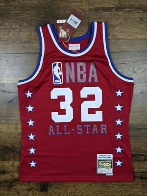 Camiseta Mitchell & Ness 1988 NBA All Star Magic Johnson Bling Nueva con Etiquetas Talla Mediana Foto 1 de 4