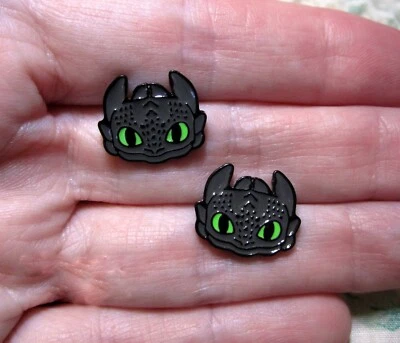 Pendientes Dragón Desdentado ~ Hipoalergénicos Foto 1 de 4