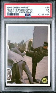 1966 Green Hornet GET THE POLICE OVER HERE Kato BRUCE LEE 39 Tough Graded PSA 5 - Picture 1 of 2