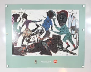 Thornton Dial SIGNED Remembering The Road- Embossed '96 Atlanta Poster (A11-L11) - Picture 1 of 6