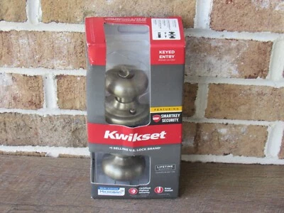 NEW KWIKSET 740J SMTCP K4  Bronze Entry Door KEYED ENTRY  SMARTKEY SECURITY KWIK - Image 1 of 4