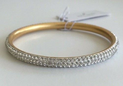 Bracciale Kate Spade New York Razzle Dazzle Pave Cristallo Trasparente Nuovo con etichette