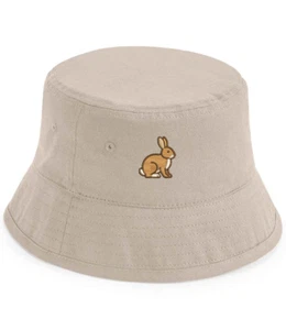 Rabbit Bucket Hat – Embroidered Bunny Hat for Nature Lovers - Picture 1 of 4